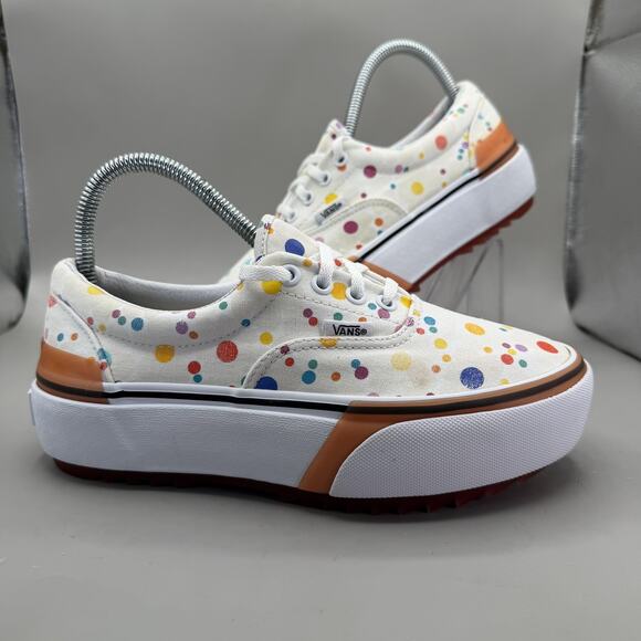 Vans Shoes - Vans Era UV Ink Floral Platform Shoes Womens US 7 Multicolor Polka Dot Sneakers